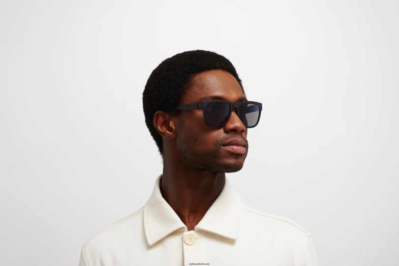 Frame: MD1 Pitch Black|Lens: Dark Grey Solid MYKITA WAVE 6H866153 Mylon