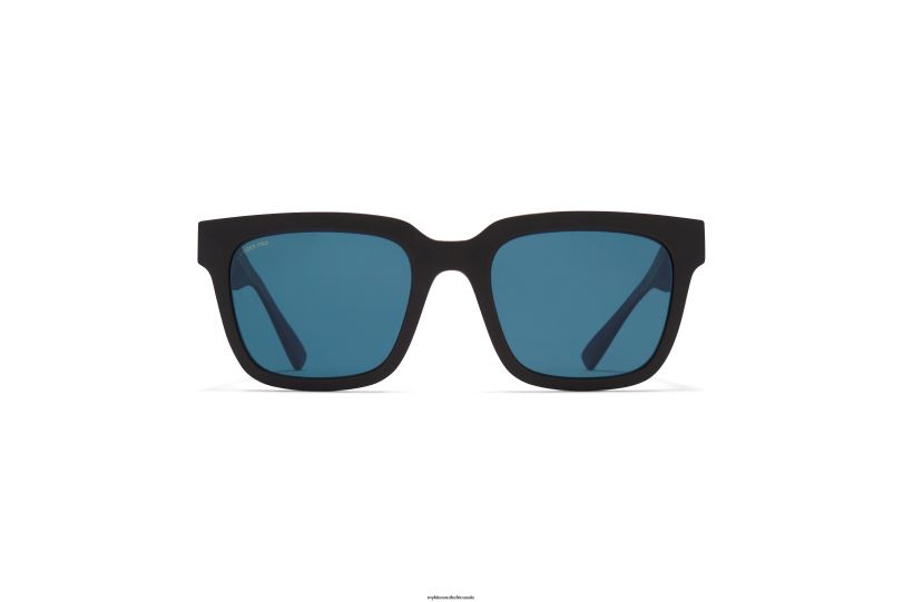 Frame: MD22 Ebony Brown|Lens: Polarized Pro Ocean Blue MYKITA DUSK 6H866140 Mylon