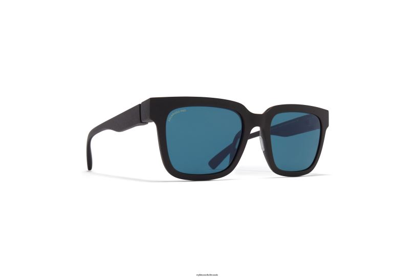 Frame: MD22 Ebony Brown|Lens: Polarized Pro Ocean Blue MYKITA DUSK 6H866140 Mylon