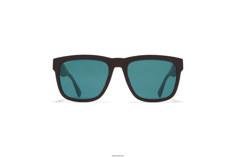 Frame: MD22 Ebony Brown|Lens: Polarized Pro Ocean Blue MYKITA WAVE 6H866155 Mylon
