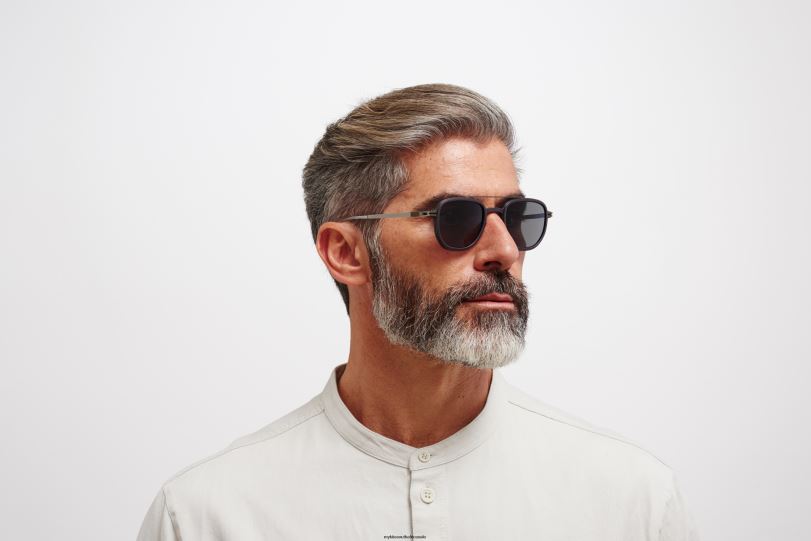 Frame: MH60 Slate Grey/Shiny Graphite|Lens: Polarized Pro Hi-Con Grey MYKITA ALDER 6H86648 Mylon