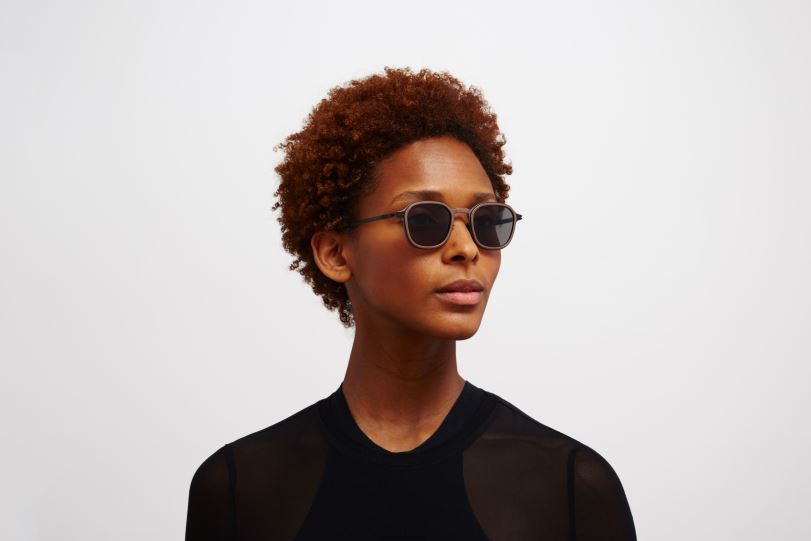 Frame: MH63 Cashmere Grey/Black|Lens: Polarized Pro Hi-Con Grey MYKITA FIR 6H866142 Mylon