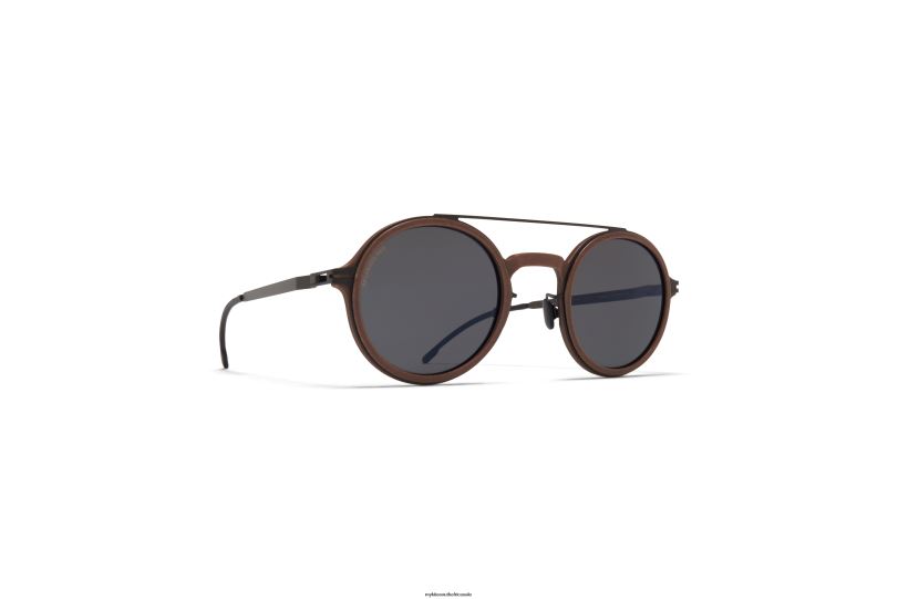 Frame: MH63 Cashmere Grey/Black|Lens: Polarized Pro Hi-Con Grey MYKITA HEMLOCK 6H86651 Mylon