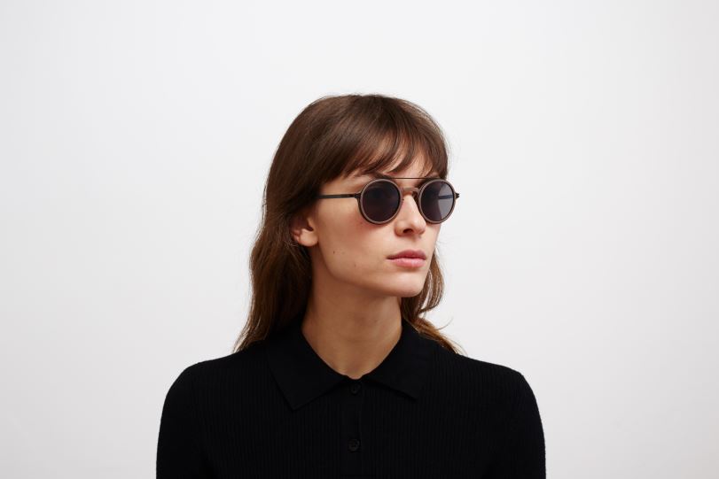 Frame: MH63 Cashmere Grey/Black|Lens: Polarized Pro Hi-Con Grey MYKITA HEMLOCK 6H86651 Mylon