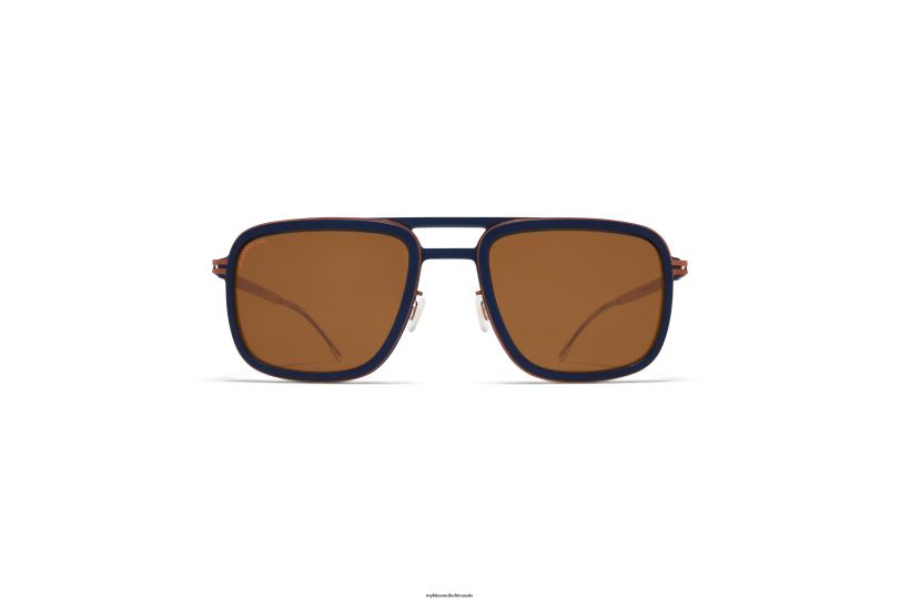 Frame: MH68 Indigo/Shiny Copper|Lens: Polarized Pro Amber Brown MYKITA SPRUCE 6H86657 Mylon