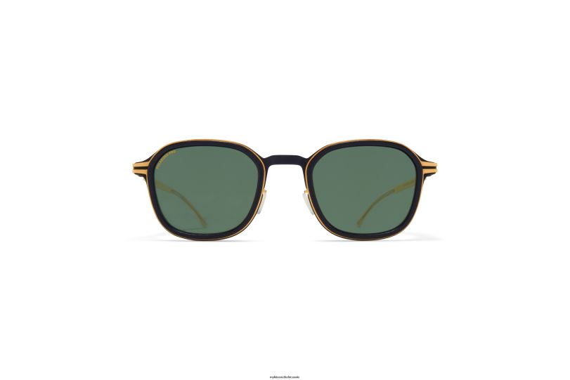 Frame: MH7 Pitch Black/Glossy Gold|Lens: Polarized Pro Green 15