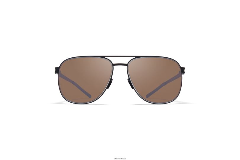 Frame: Black/White|Lens: Polarized Pro HiCon Brown MYKITA CALEB 6H86613 No1