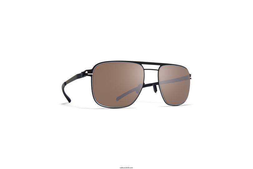Frame: Black/White|Lens: Polarized Pro HiCon Brown MYKITA ELI 6H86616 No1