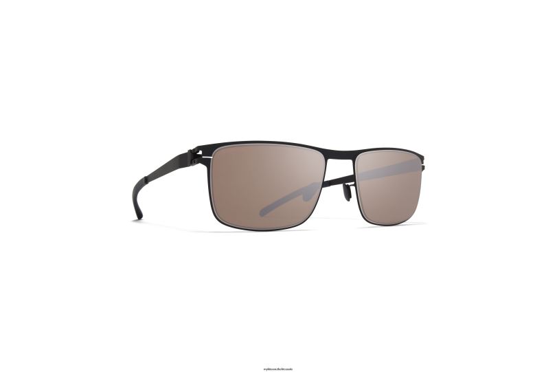 Frame: Black/White|Lens: Polarized Pro Hi-Con Grey MYKITA DONOVAN 6H86691 No1