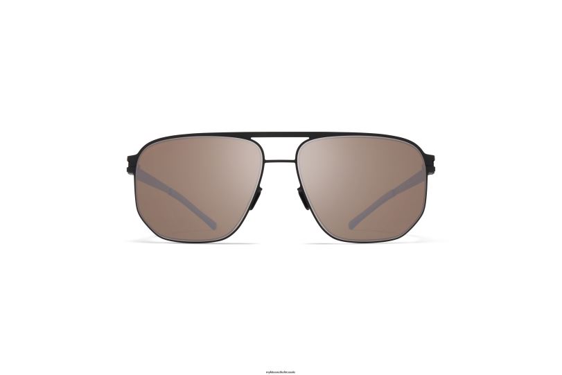 Frame: Black/White|Lens: Polarized Pro Hi-Con Grey MYKITA PERRY 6H86695 No1