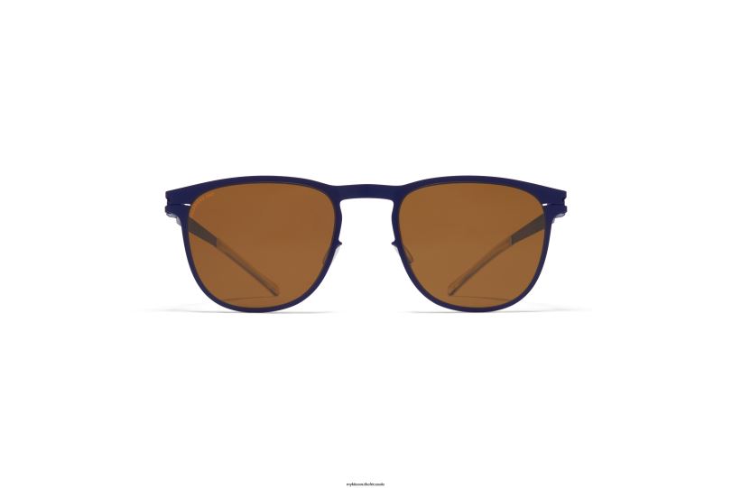 Frame: Blue Velvet|Lens: Polarized Pro Amber Brown MYKITA STANLEY 6H86698 No1
