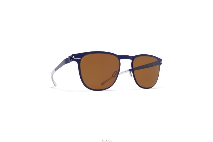 Frame: Blue Velvet|Lens: Polarized Pro Amber Brown MYKITA STANLEY 6H86698 No1