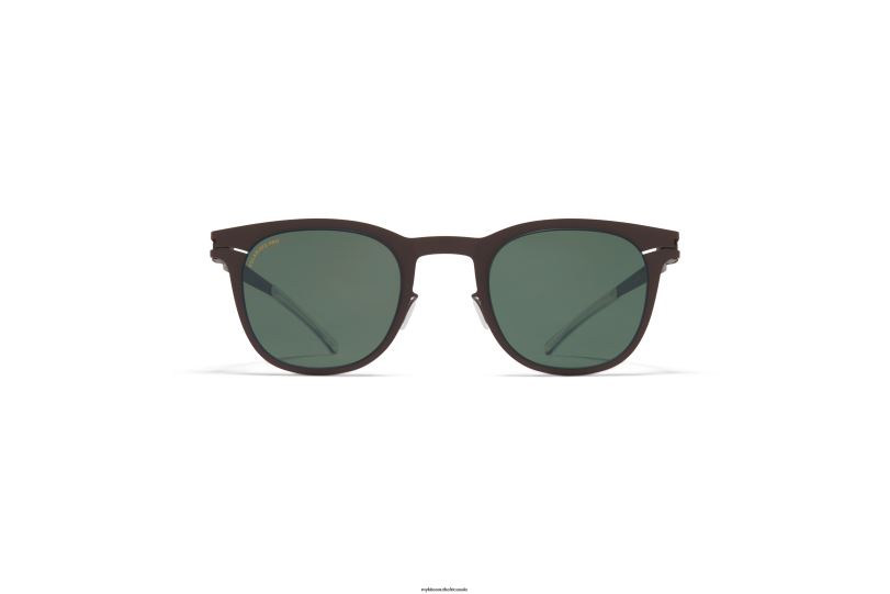 Frame: Dark Brown|Lens: Polarized Pro Green 15 MYKITA CALLUM 6H86689 No1