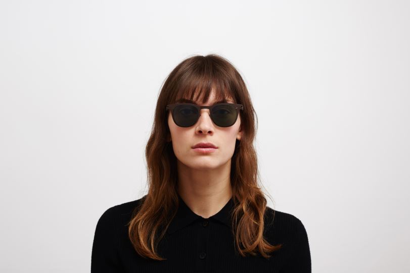 Frame: Dark Brown|Lens: Polarized Pro Green 15 MYKITA CALLUM 6H86689 No1