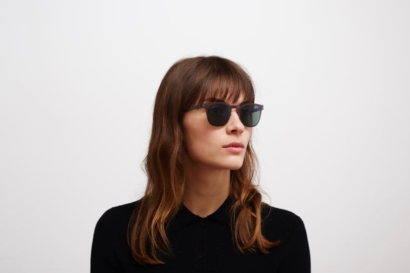 Frame: Dark Brown|Lens: Polarized Pro Green 15 MYKITA CALLUM 6H86689 No1