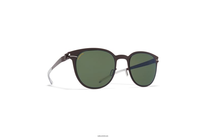 Frame: Dark Brown|Lens: Polarized Pro Green MYKITA TRUMAN 6H866170 No1