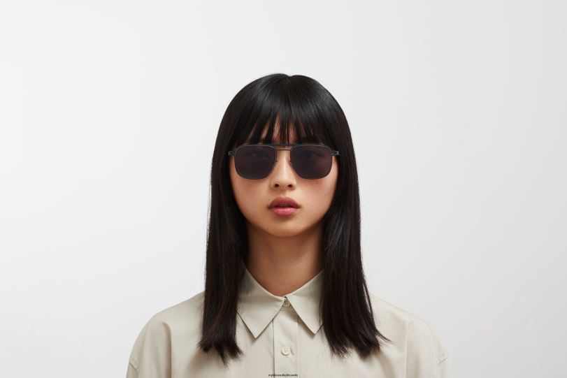 Frame: Indigo/Dark Sand|Lens: Polarized Pro Hi-Con Grey MYKITA ELI 6H86615 No1