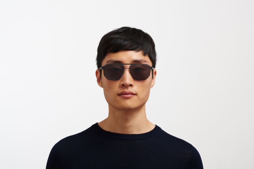 Frame: Indigo/Dark Sand|Lens: Polarized Pro Hi-Con Grey MYKITA PERRY 6H86696 No1