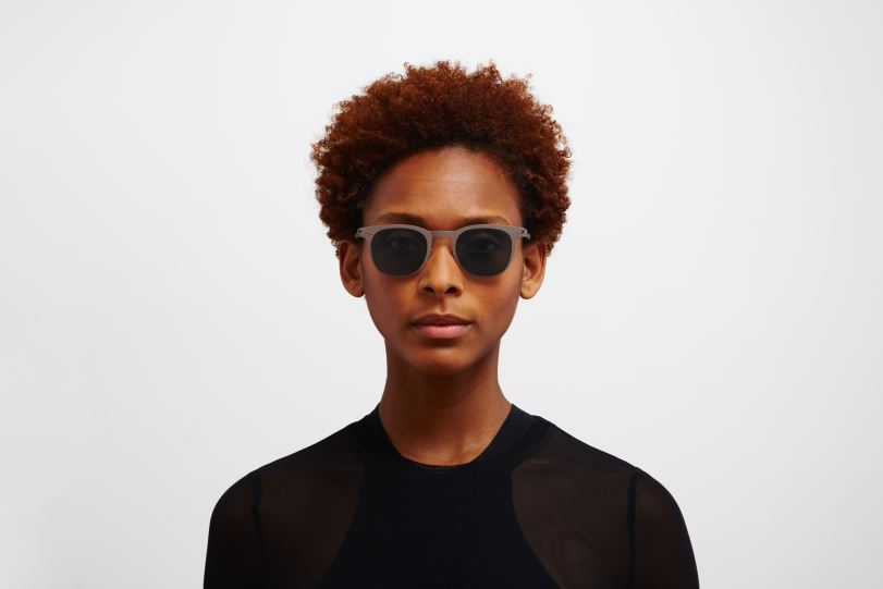 Frame: Mole Grey|Lens: Polarized Pro Ocean Blue MYKITA CALLUM 6H86687 No1