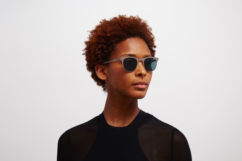 Frame: Mole Grey|Lens: Polarized Pro Ocean Blue MYKITA CALLUM 6H86687 No1