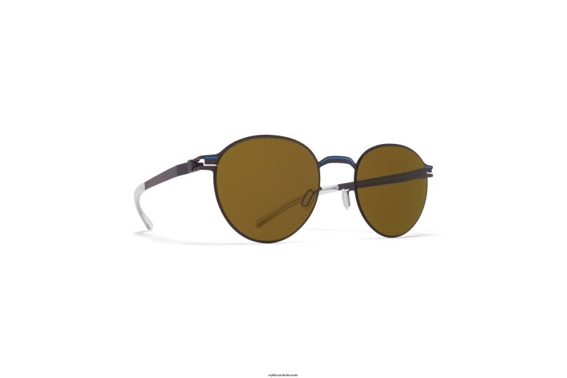Frame: Storm Grey/Blue Grey|Lens: Raw Brown Solid MYKITA CARLO 6H866166 No1