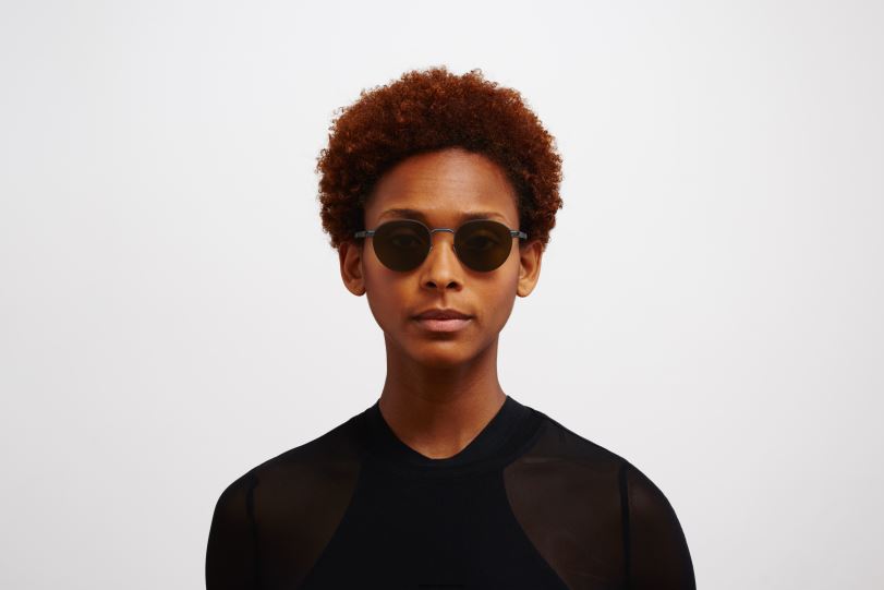 Frame: Storm Grey/Blue Grey|Lens: Raw Brown Solid MYKITA CARLO 6H866166 No1