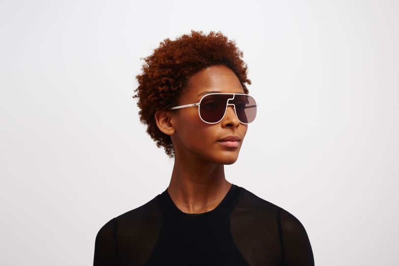 Frame: Aurore|Lens: Rose Wood Brown MYKITA STUDIO12.1 6H86633 Studio