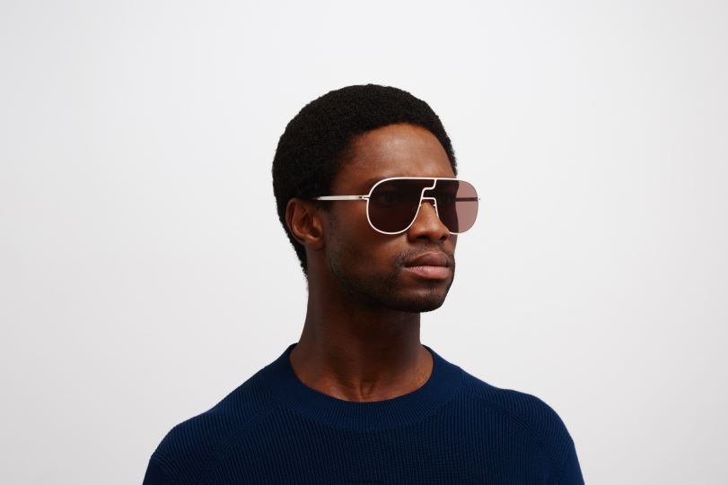 Frame: Aurore|Lens: Rose Wood Brown MYKITA STUDIO12.1 6H86633 Studio