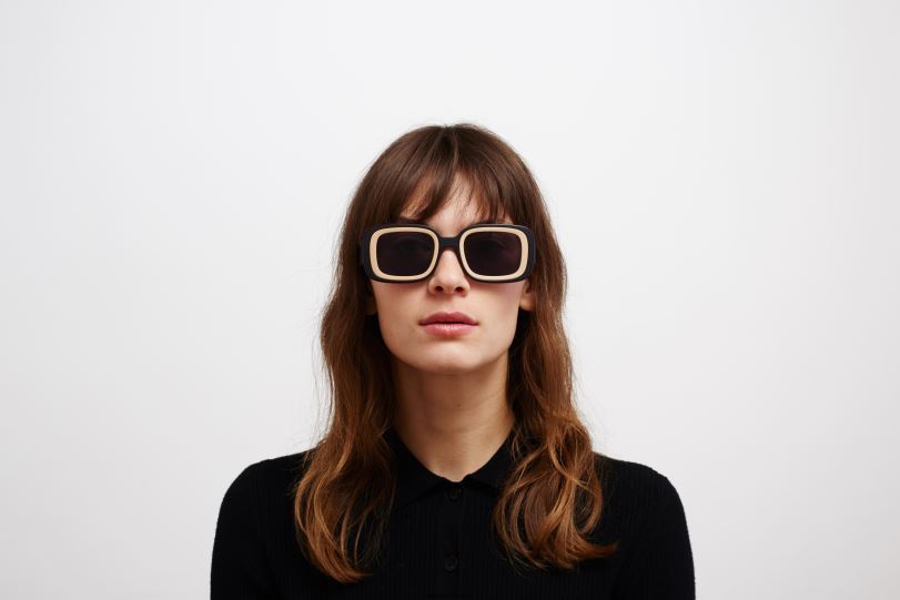 Frame: MA2 Pitch Black/Sand|Lens: Cool Grey Solid MYKITA STUDIO13.1 6H866132 Studio