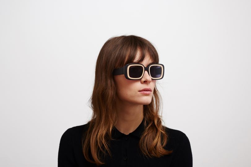 Frame: MA2 Pitch Black/Sand|Lens: Cool Grey Solid MYKITA STUDIO13.1 6H866132 Studio