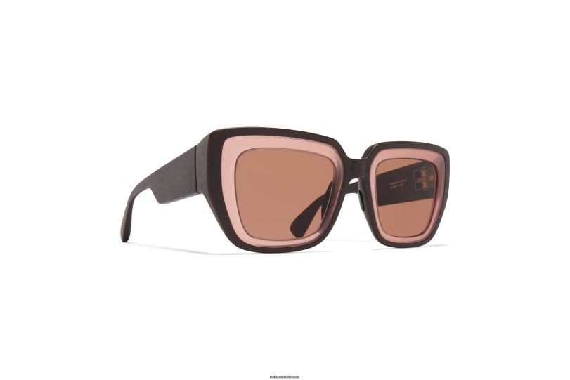 Frame: MA4 Ebony Brown/Pink Clay|Lens: Cruxite Brown Solid MYKITA STUDIO13.2 6H866136 Studio