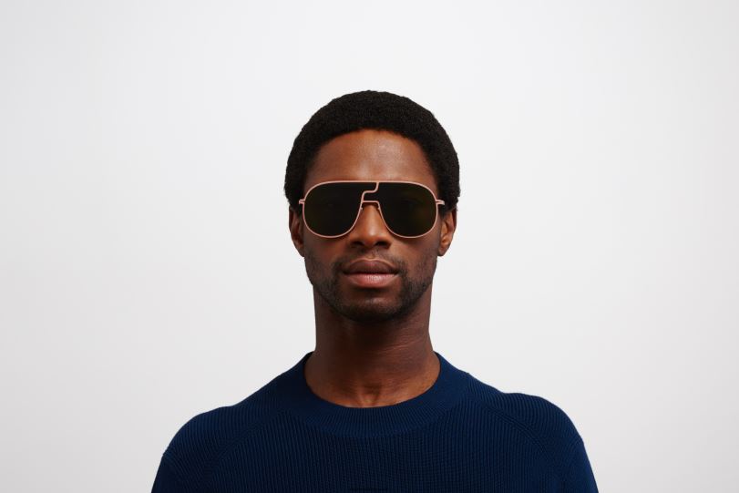 Frame: Pink Clay|Lens: Olive Green MYKITA STUDIO12.1 6H86634 Studio