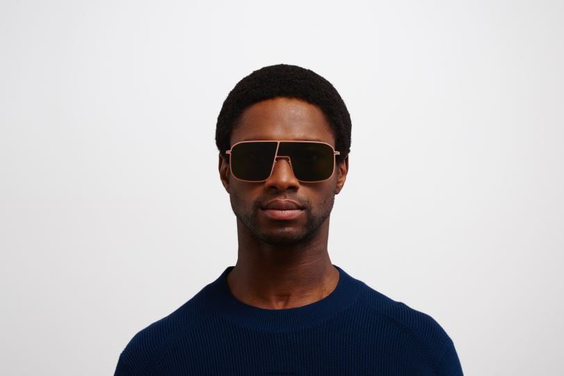 Frame: Pink Clay|Lens: Olive Green MYKITA STUDIO12.2 6H86641 Studio