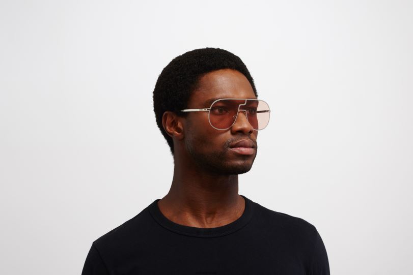 Frame: Shiny Silver|Lens: Nude Solid MYKITA STUDIO12.1 6H86636 Studio